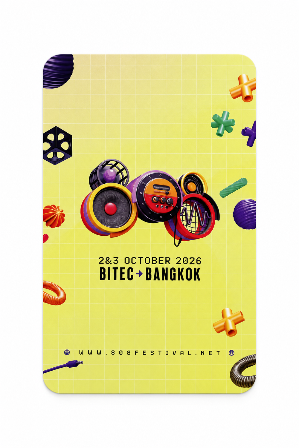 808 Festival 2026 GA Physical Ticket